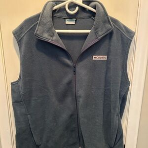 Columbia Blue Fleece Vest